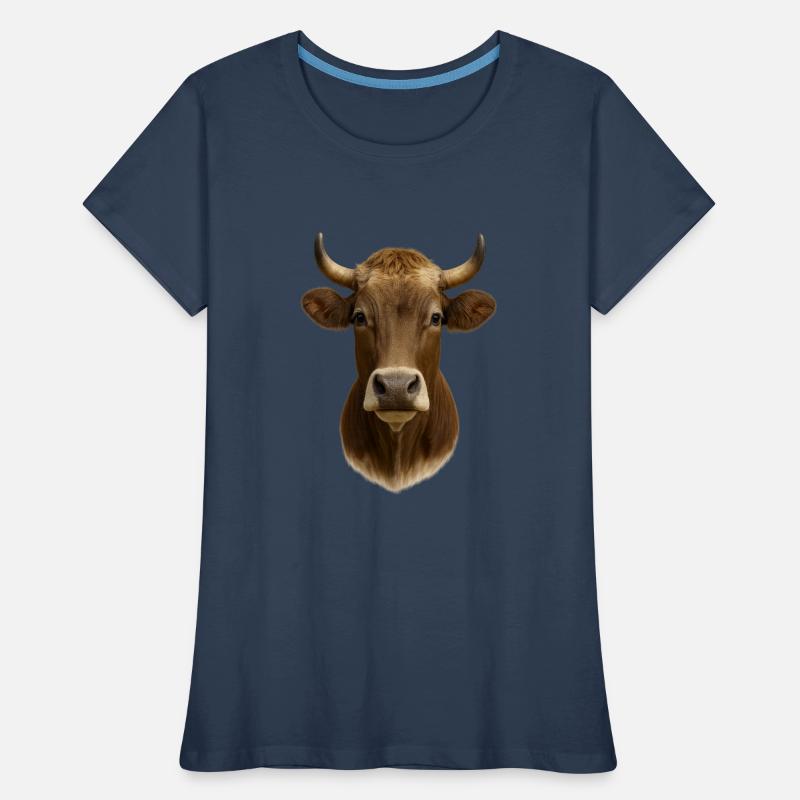 Die schonste Kuh Frauen Premium Bio T-Shirt