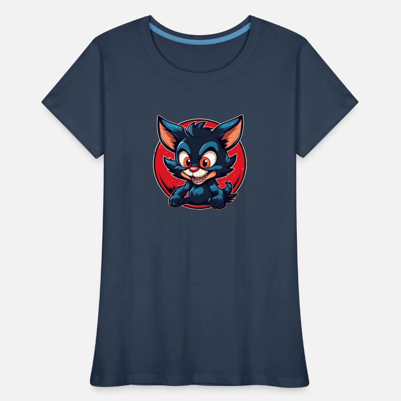 Super cute tasmanian Devil retro style Women's Premium Organic T-Shirt
