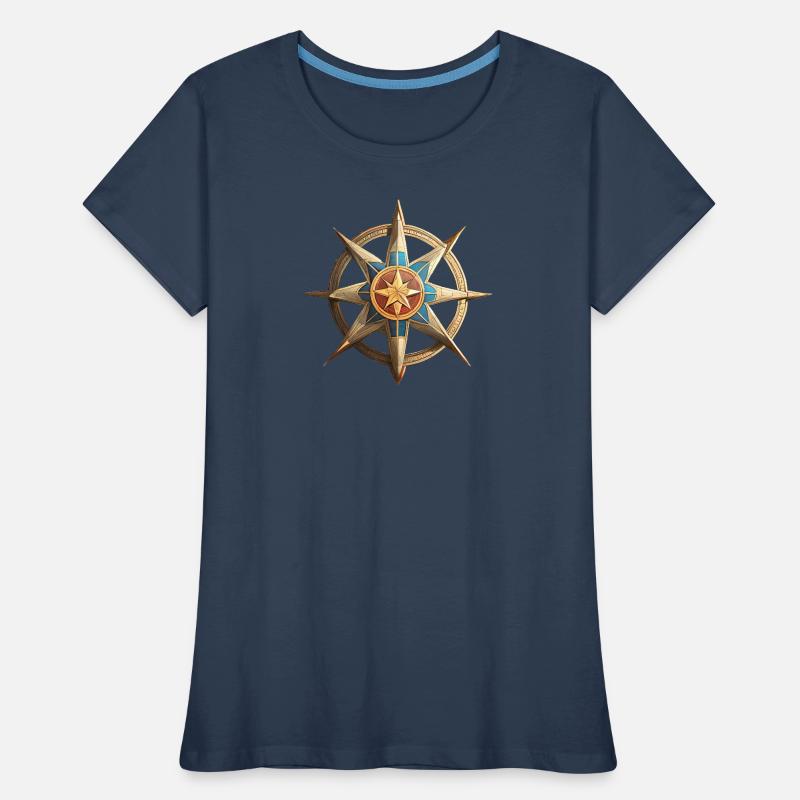 cardinal directions, compass Women's Premium Organic T-Shirt