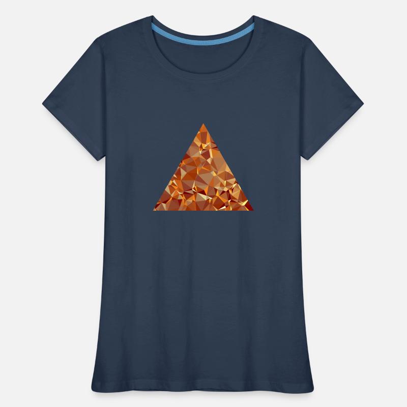 Triangle (low poly) Women's Premium Organic T-Shirt