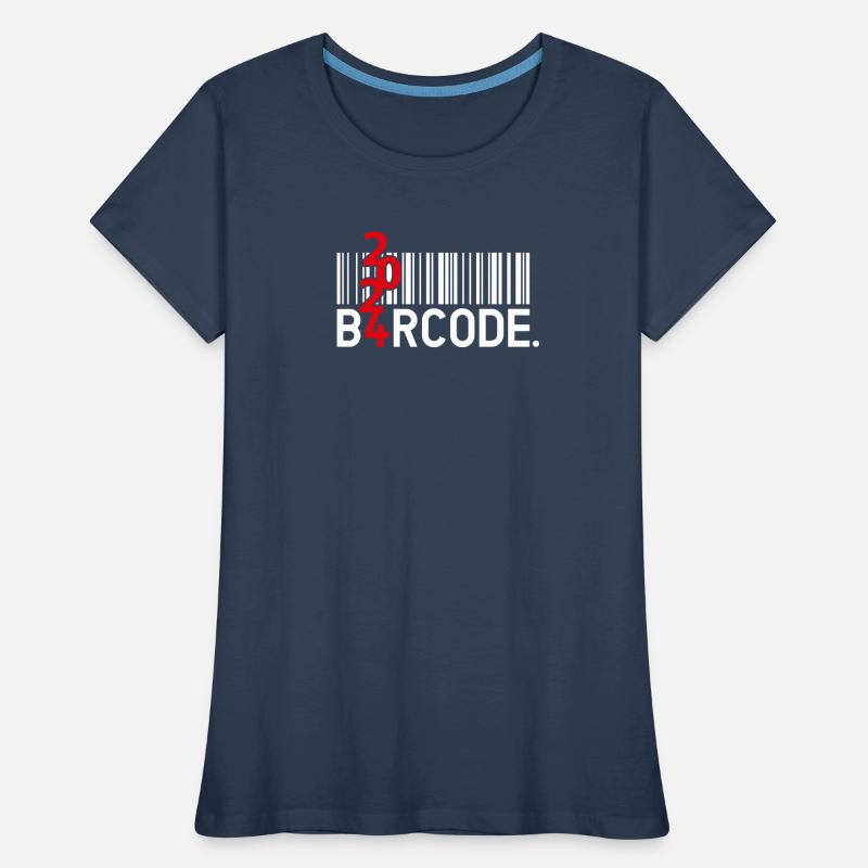 B4RCODE. 2024 T-shirt bio Premium Femme