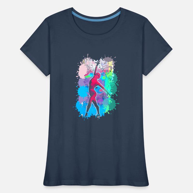 Dancer, dancing, illustration, dancer, graffiti Women's Premium Organic T-Shirt