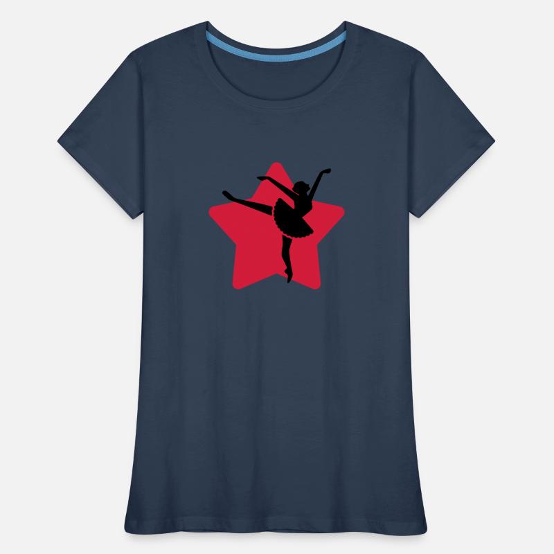 Danse Danseur Danseuse Ballet Opéra T-shirt bio Premium Femme