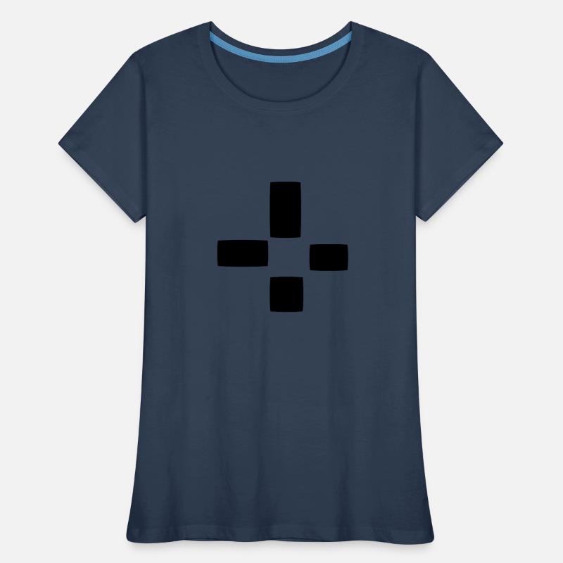 Square Pattern Four Shapes Shape Women's Premium Organic T-Shirt