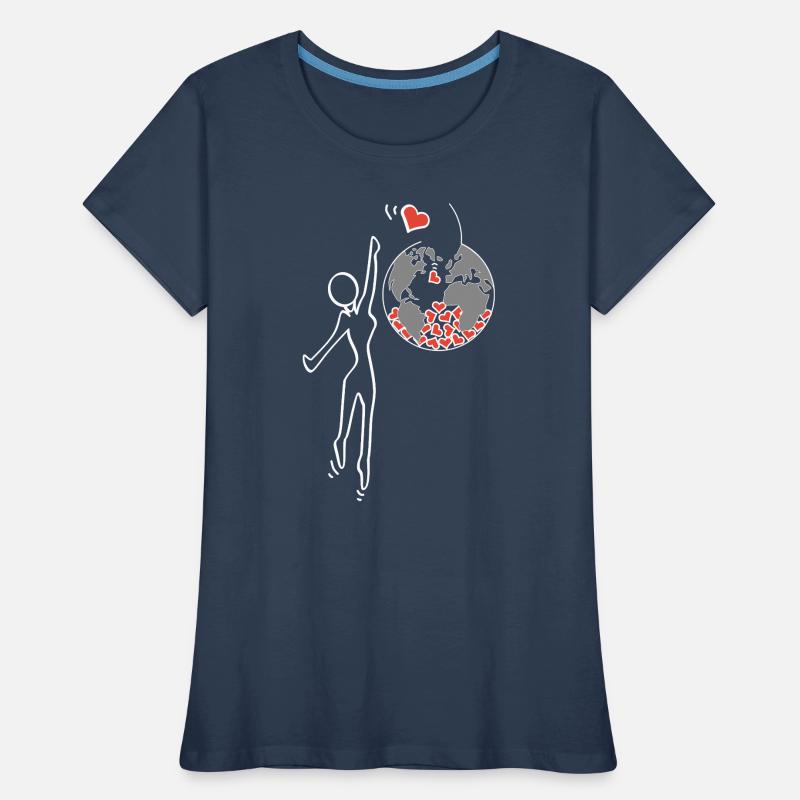 Give love Women's Premium Organic T-Shirt