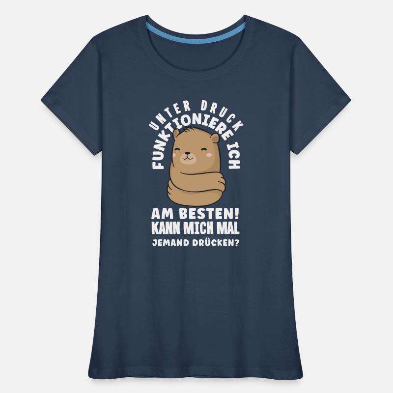 I function best under pressure Women's Premium Organic T-Shirt