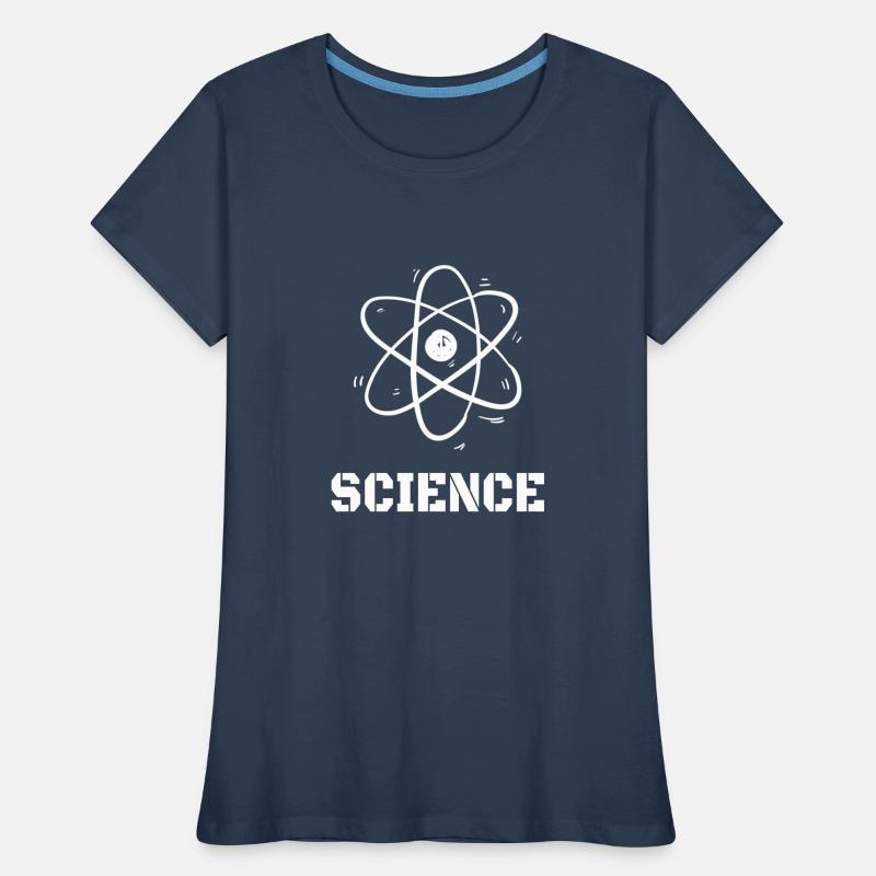 Physics: Science Atom Frauen Premium Bio T-Shirt
