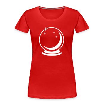 Glaskugel - Frauen Premium Bio T-Shirt - Navy - Vorne - Mia (176cm)