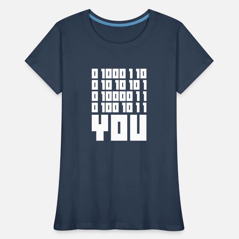 FUCK YOU - Binary code Women's Premium Organic T-Shirt