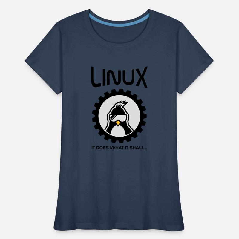 linux tut was es soll Frauen Premium Bio T-Shirt