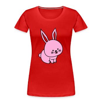 hare - Women's Premium Organic T-Shirt - navy - Front - Mia (176cm)