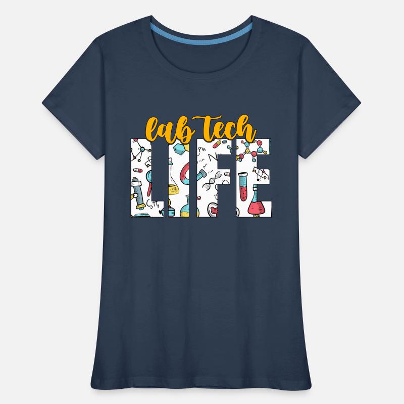 Lab Technician Lab Tech Life Laboratory Scientist Frauen Premium Bio T-Shirt