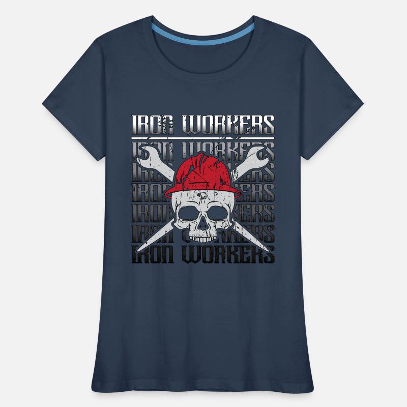Iron Workers Arc Welding Metalworkers Ironworkers Women's Premium Organic T-Shirt
