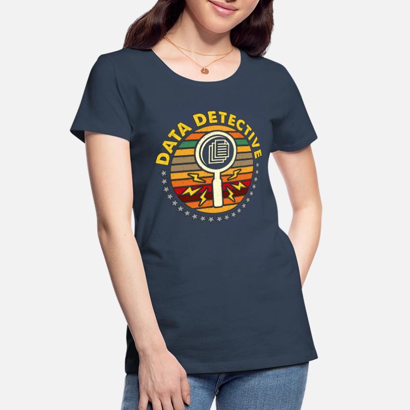 Data Analyst Data Detective Statistics Programmer Women's Premium Organic T-Shirt