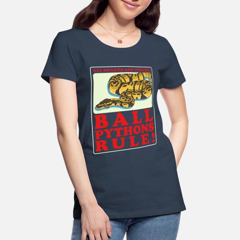 Roi Python Python Serpent Cadeau T-shirt bio Premium Femme