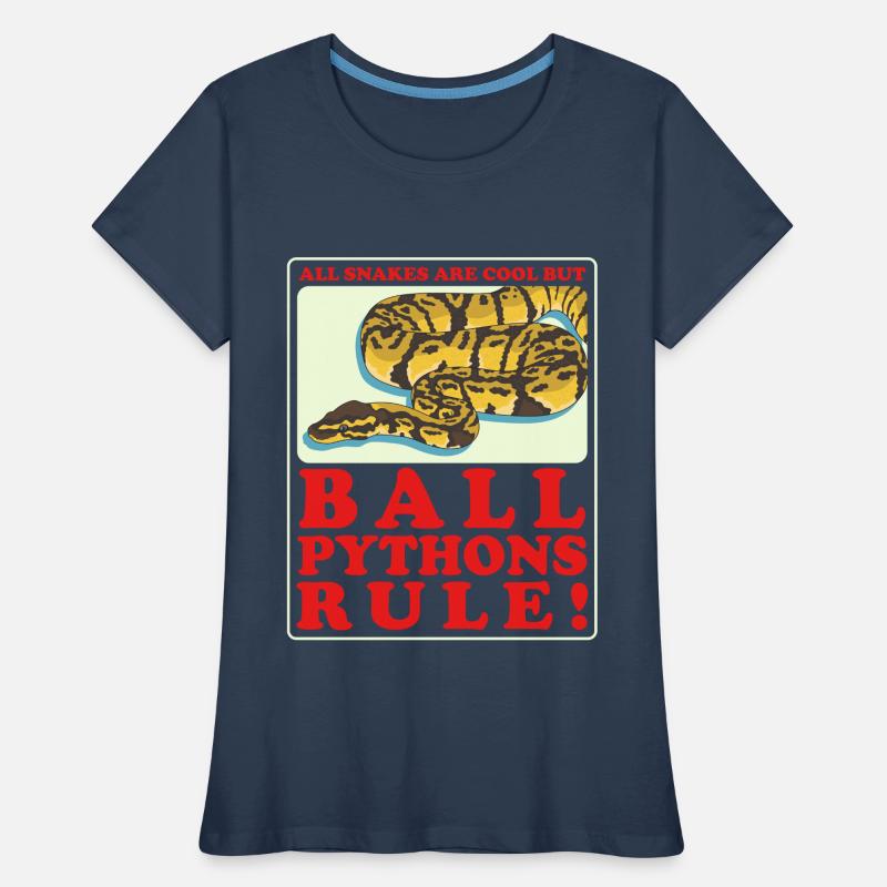 Königspython Python Schlange Geschenk Frauen Premium Bio T-Shirt