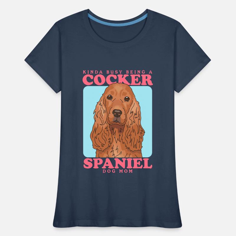 Cocker Spaniel Mom Cocker Spaniel Gift Women's Premium Organic T-Shirt