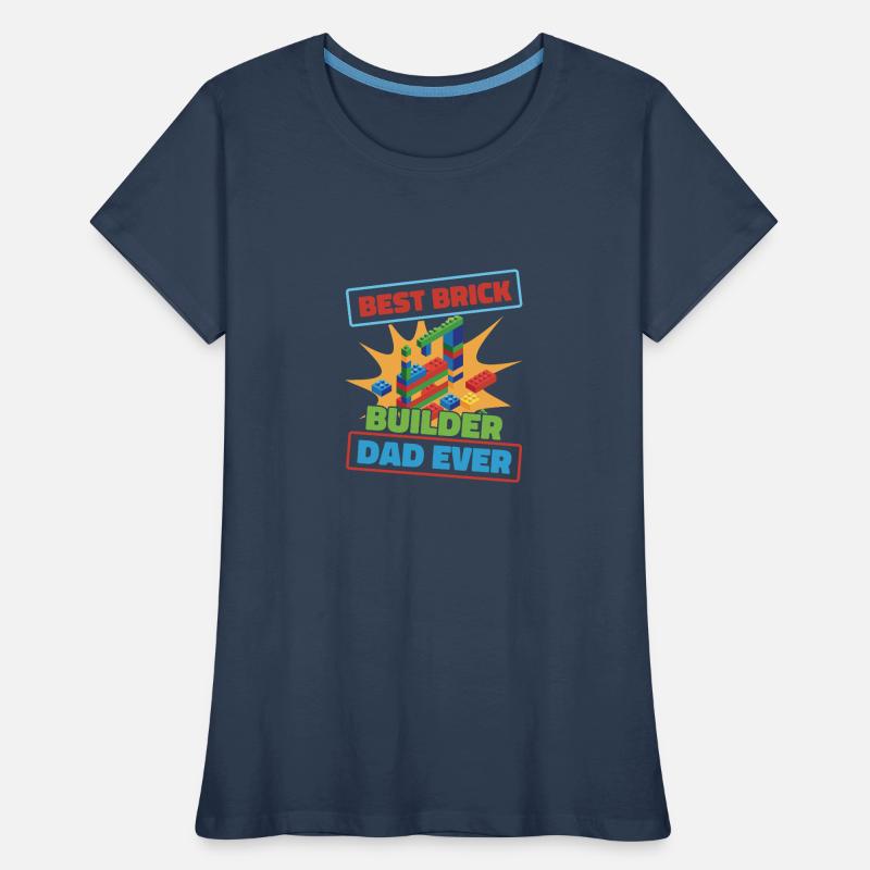 Brick Builder Brick Building Master Builder Klemmb Frauen Premium Bio T-Shirt