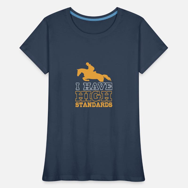 Saut d’obstacles Saut d’obstacles T-shirt bio Premium Femme