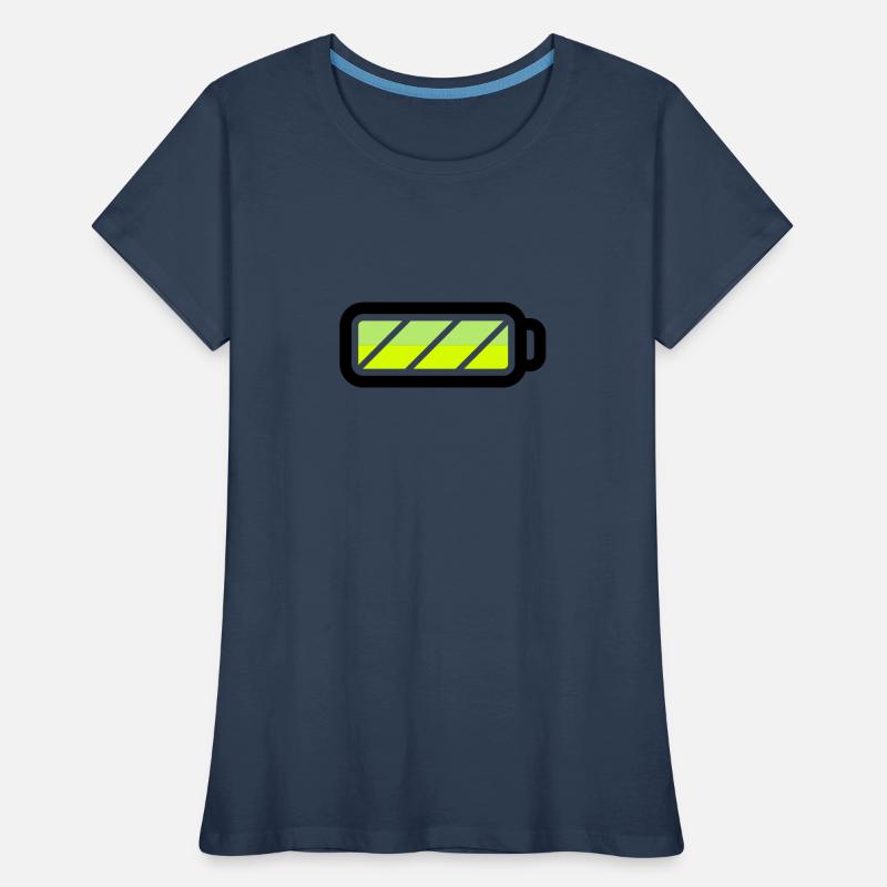 battery Frauen Premium Bio T-Shirt