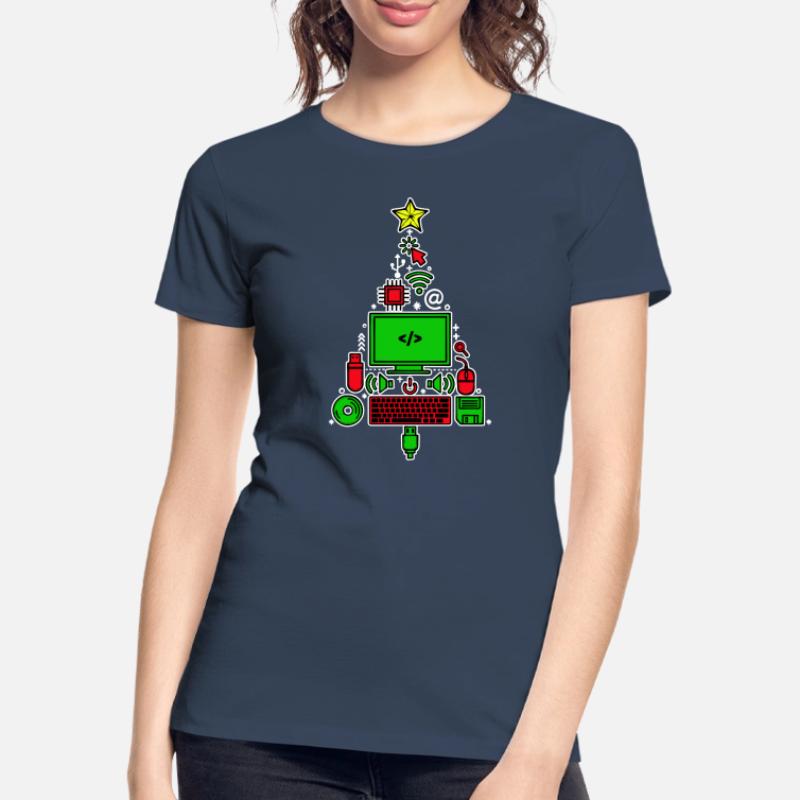 Développeur de scripts de débogage de code Computer Geek T-shirt bio Premium Femme