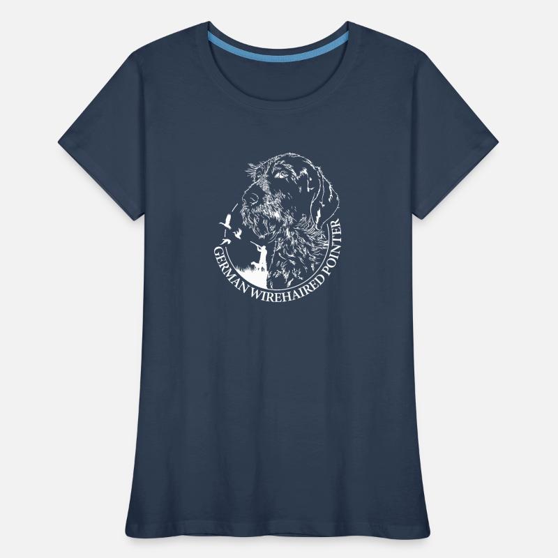 German Wirehaired Pointer Jagdhunde Jäger Wilsigns Women's Premium Organic T-Shirt