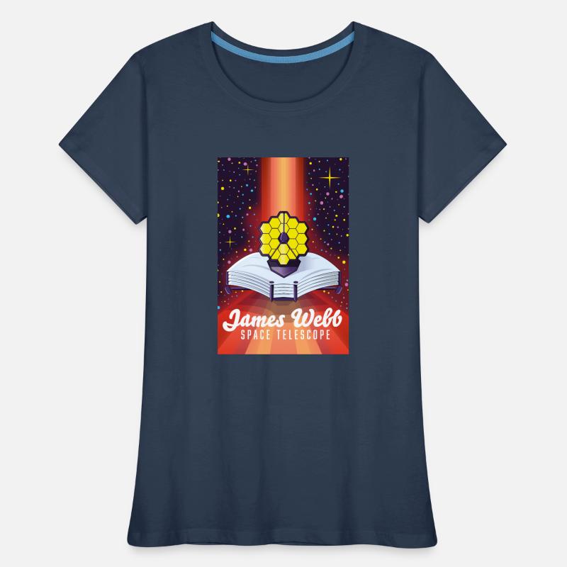 Télescope spatial James Webb T-shirt bio Premium Femme