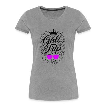 Girls Trip Holiday Travel Girls - Women's Premium Organic T-Shirt - navy - Front - Mia (176cm)