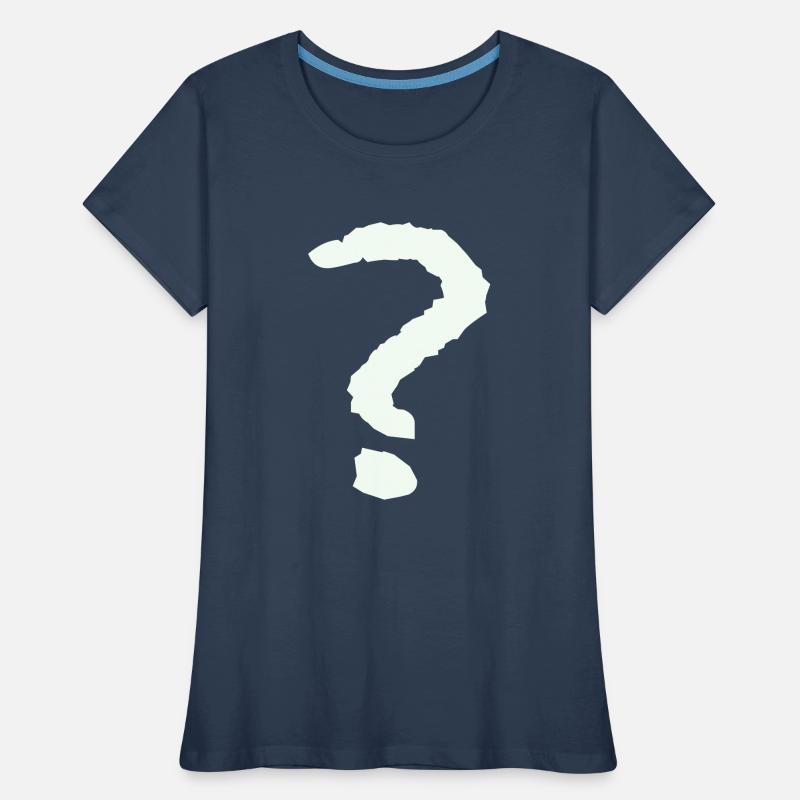 Points d’interrogation T-shirt bio Premium Femme