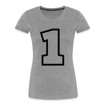 1 - Frauen Premium Bio T-Shirt - Navy - Vorne - Mia (176cm)