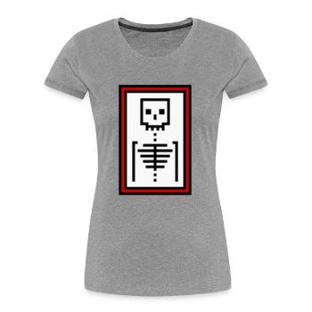 Bones - Women's Premium Organic T-Shirt - navy - Front - Mia (176cm)