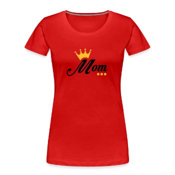 Mum / Mom / Baby / Mummy / Mother's day / Birth - Women's Premium Organic T-Shirt - navy - Front - Mia (176cm)