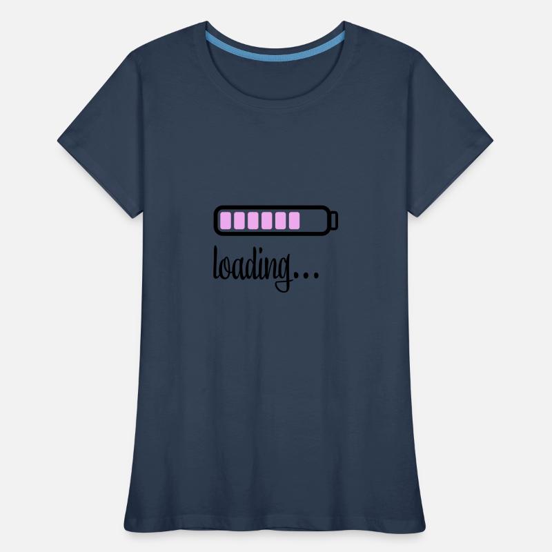 Battery Battery loading Women's Premium Organic T-Shirt