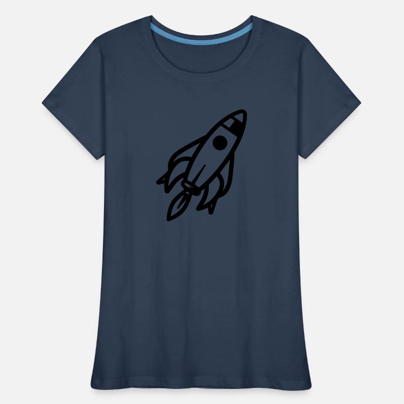 Fusée T-shirt bio Premium Femme