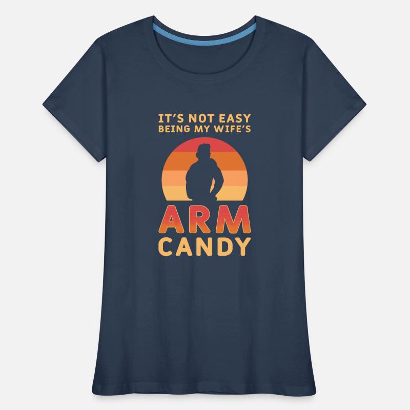 Arm Candy Ehemann Frauen Premium Bio T-Shirt