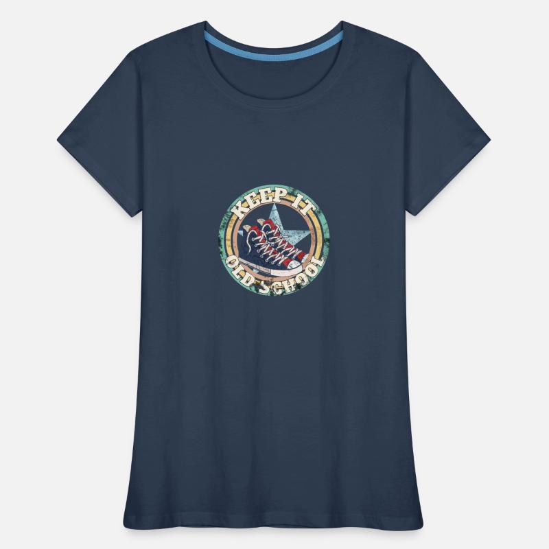 keep it old school Frauen Premium Bio T-Shirt