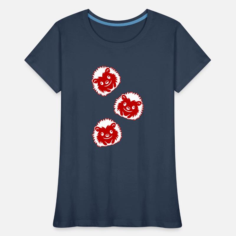 Igel Comic Niedlich Frauen Premium Bio T-Shirt