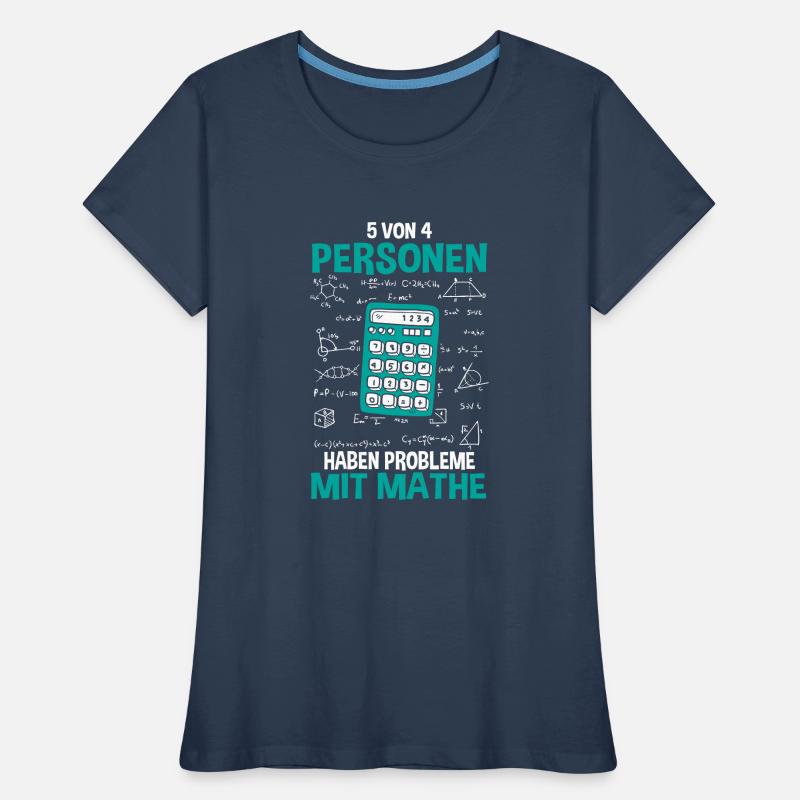 Math Math Teacher Calculator Women's Premium Organic T-Shirt