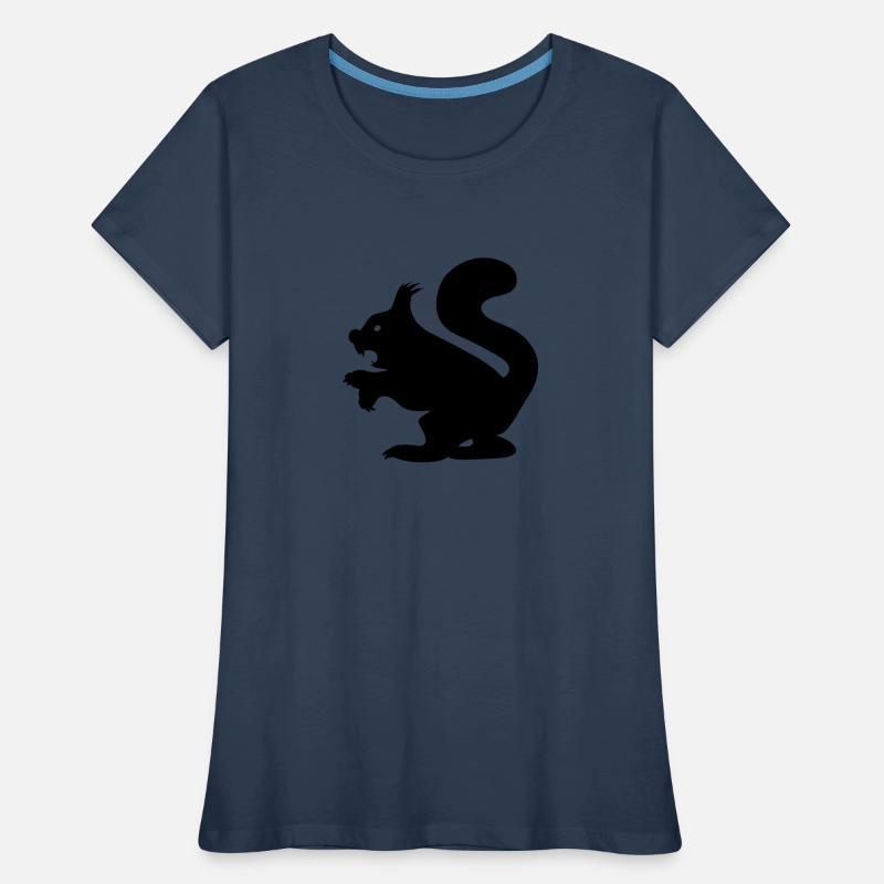 Killer Squirrel-Evil Squirrel Women's Premium Organic T-Shirt