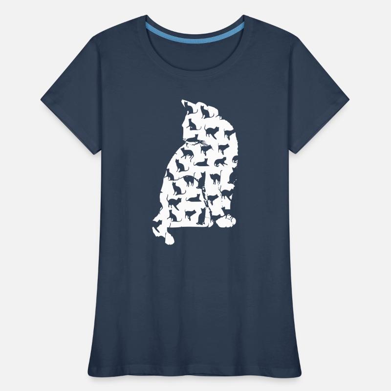 chat chat chat chat chat chatte minette chatte chatte minette T-shirt bio Premium Femme