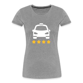 Taxi - Frauen Premium Bio T-Shirt - Navy - Vorne - Mia (176cm)