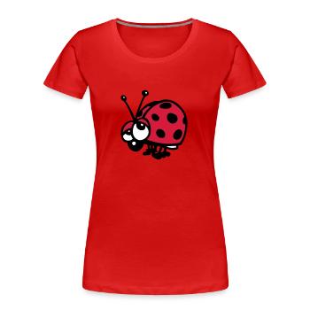 ladybugs - Women's Premium Organic T-Shirt - navy - Front - Mia (176cm)