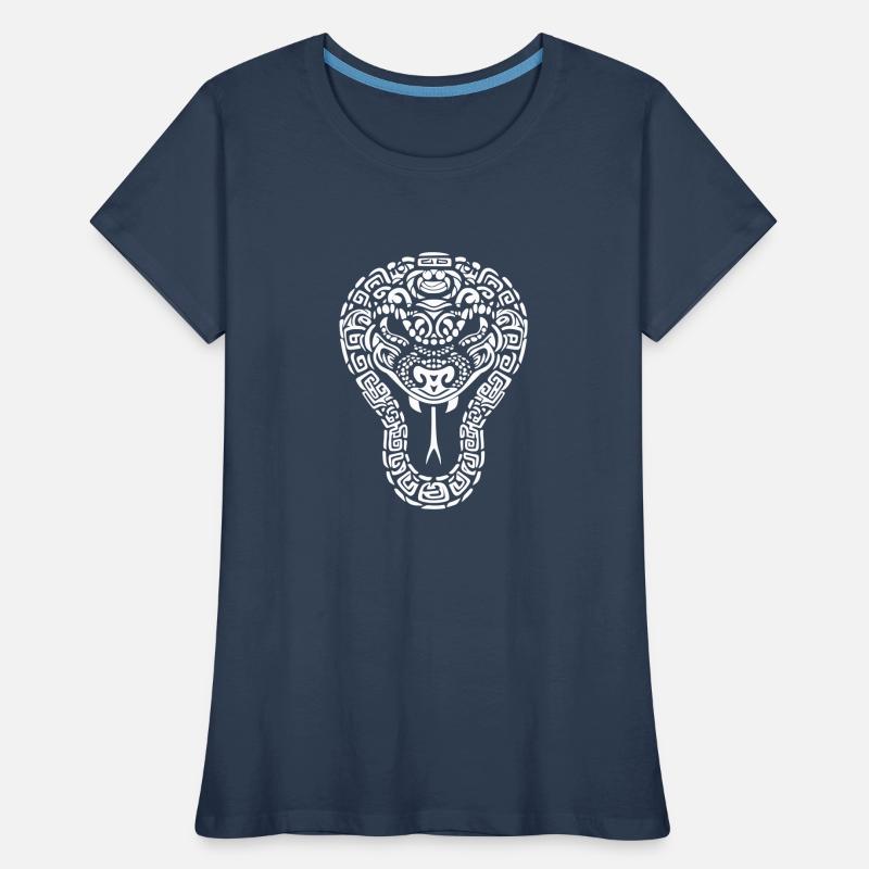 Snake's head - Tribal Python Women's Premium Organic T-Shirt