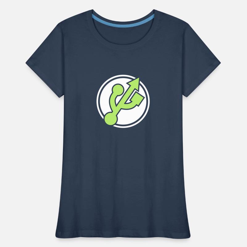 Nerd Superheld Frauen Premium Bio T-Shirt