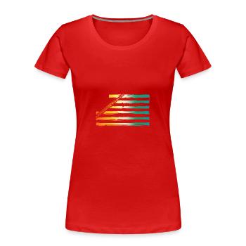 Flute player - Women's Premium Organic T-Shirt - navy - Front - Mia (176cm)