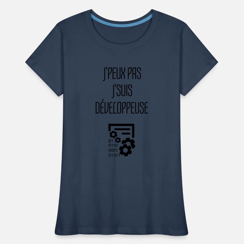 Developer Entwickler Développeur Computer Geek Women's Premium Organic T-Shirt