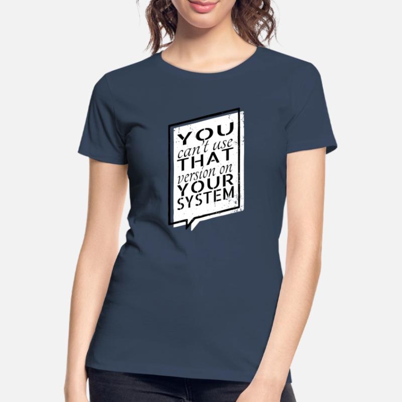 funny quote computers c sharp programming Frauen Premium Bio T-Shirt