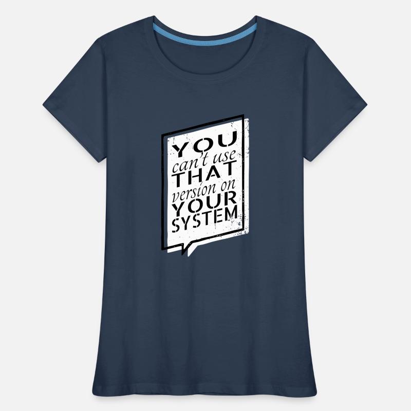 funny quote computers c sharp programming Frauen Premium Bio T-Shirt