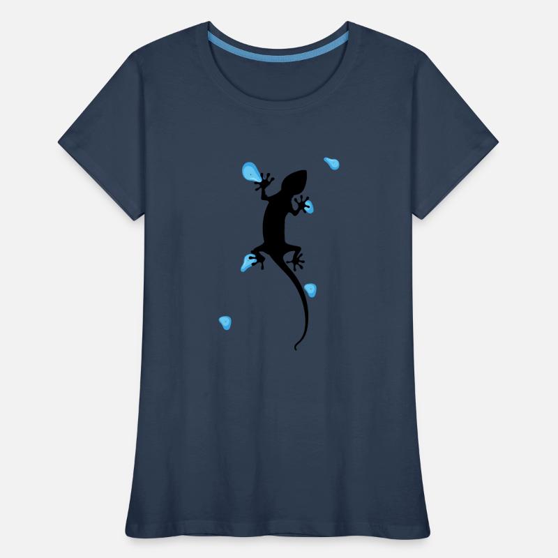 bouldering boulder-salamander climbing hall boulder Women's Premium Organic T-Shirt