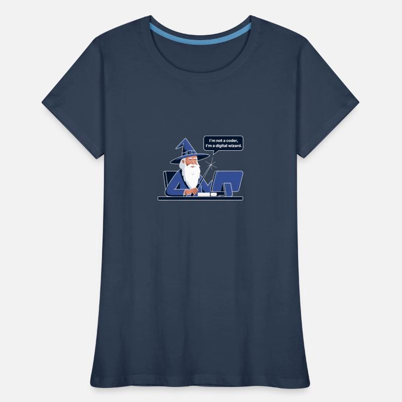 I'm Not a Coder I'm a Digital Wizard Programmer Women's Premium Organic T-Shirt